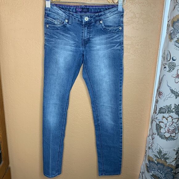 Levi’s Girls Super Skinny Rhinestone Jeans Size 10 - Picture 2 of 9